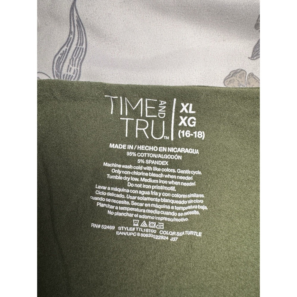 Lot of 2 Tank Tops Green and Light Yellow Time and Tru No Boundaries XL - Picture 6 of 7